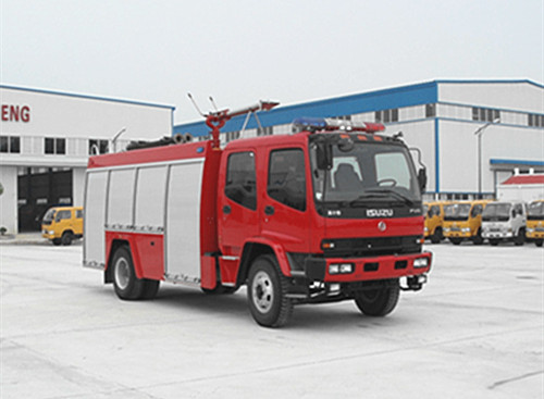 慶鈴五十鈴5-7方水罐消防車(chē)